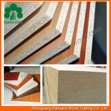 1220 * 2440 * 9-25mm Classe de meuble 100% Poplar Plain Panel de particules